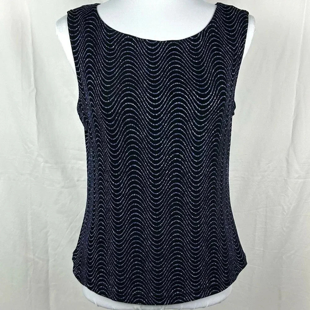Vintage JBS LTD Sparkly Printed Top